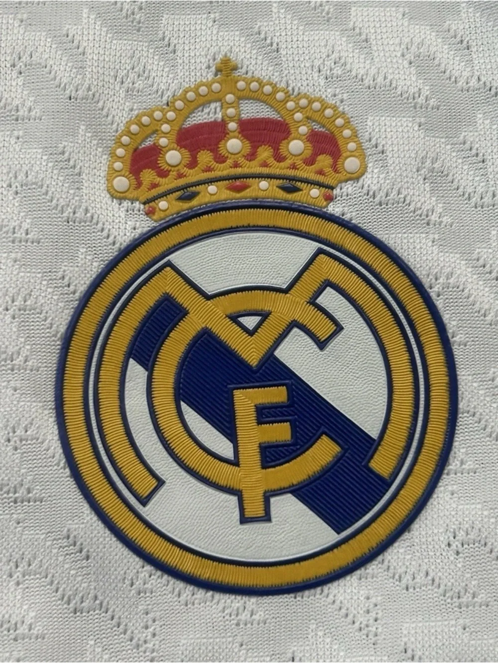 Adidas Real Madrid 24/25 Authentic Home Soccer Jersey White Mens Size XS IX8095